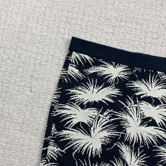 Rachel Roy Women's Skirt Size M Pixelated Palm Tree Floral AOP stretch Boho Mini - Picture 4 of 10